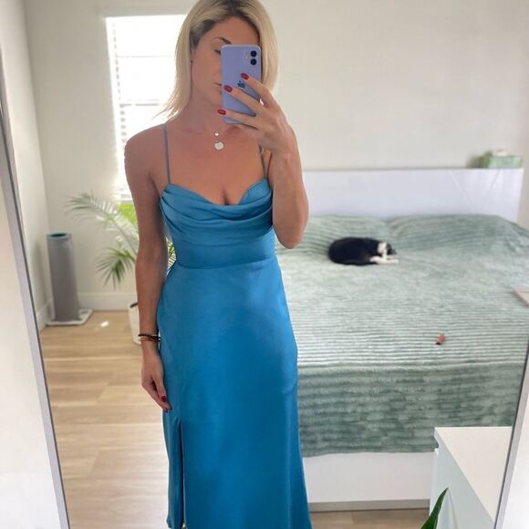 Formal Ready Maxi Dress Blue - Picture 8 of 8